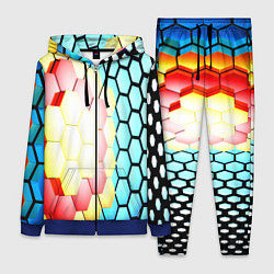 Женский костюм Shape abstract color