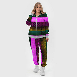 Женский 3D-костюм Patterned stripes, цвет: 3D-меланж — фото 2