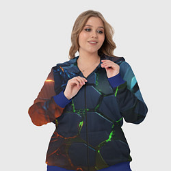 Женский 3D-костюм Взрыв плит, цвет: 3D-синий — фото 2