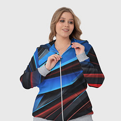 Женский 3D-костюм Объемные элементы абстракция, цвет: 3D-меланж — фото 2