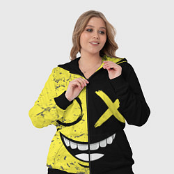 Женский 3D-костюм Смайлик с улыбкой, цвет: 3D-черный — фото 2