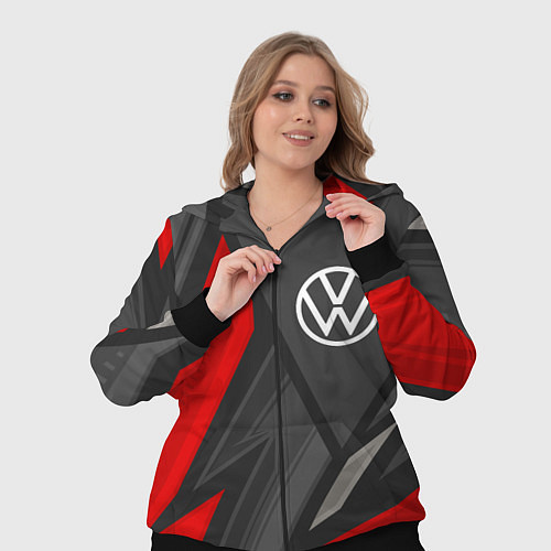 Женский костюм Volkswagen sports racing / 3D-Черный – фото 3