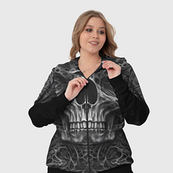 Женский 3D-костюм Череп в стиле Гигера, цвет: 3D-черный — фото 2