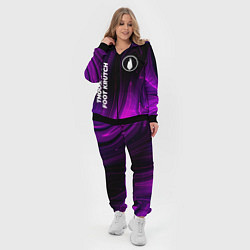 Женский 3D-костюм Thousand Foot Krutch violet plasma, цвет: 3D-черный — фото 2