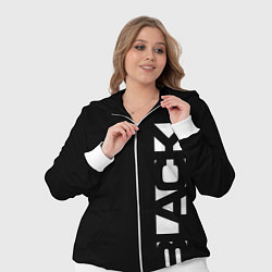 Женский 3D-костюм Black minimalistik, цвет: 3D-белый — фото 2
