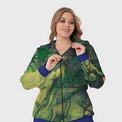 Женский 3D-костюм Кислотные корни, цвет: 3D-синий — фото 2