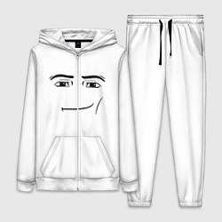 Женский 3D-костюм Одежда Man Face Roblox, цвет: 3D-белый