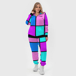 Женский 3D-костюм Firm аля 80-е, цвет: 3D-черный — фото 2
