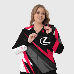 Женский 3D-костюм Lexus fast lines, цвет: 3D-черный — фото 2