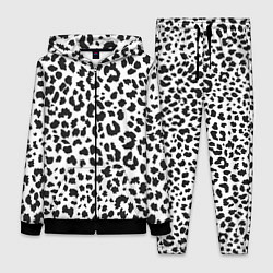 Женский 3D-костюм Черные леопардовые пятна, цвет: 3D-черный