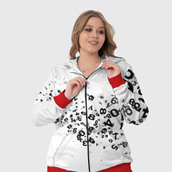 Женский 3D-костюм Цифровой дым, цвет: 3D-красный — фото 2