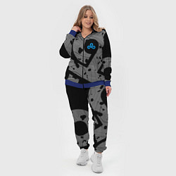 Женский 3D-костюм Форма Cloud 9 black, цвет: 3D-синий — фото 2