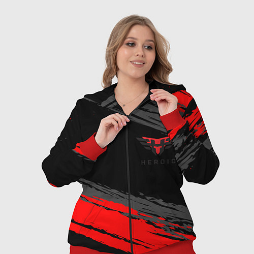 Женский костюм Heroic black / 3D-Красный – фото 3
