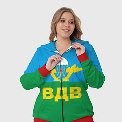 Женский 3D-костюм ВДВ - символика, цвет: 3D-красный — фото 2