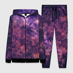 Женский 3D-костюм Текстура - Purple galaxy, цвет: 3D-черный