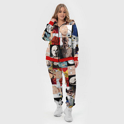 Женский 3D-костюм Saitama - many faces, цвет: 3D-красный — фото 2