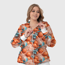 Женский 3D-костюм Сочные фрукты клипарт, цвет: 3D-белый — фото 2