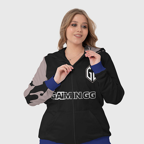 Женский костюм Gaimin Gladiators Splash / 3D-Синий – фото 3