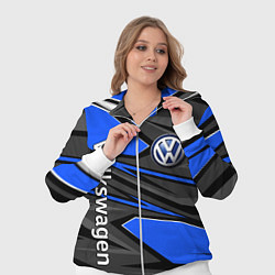 Женский 3D-костюм Вольцваген - спортивная униформа, цвет: 3D-белый — фото 2