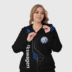 Женский 3D-костюм Volkswagen - blue technology, цвет: 3D-черный — фото 2