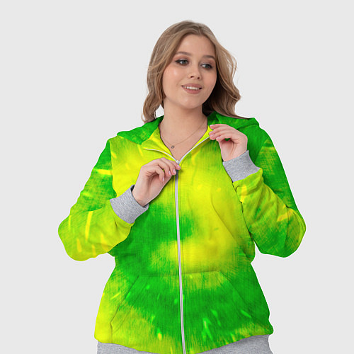 Женский костюм Тай-дай Солнечный луч / 3D-Меланж – фото 3