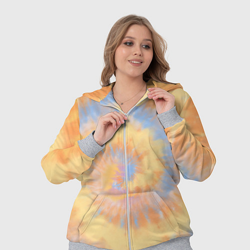 Женский костюм Tie-Dye дизайн / 3D-Меланж – фото 3