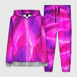 Женский 3D-костюм Pink abstract texture, цвет: 3D-меланж