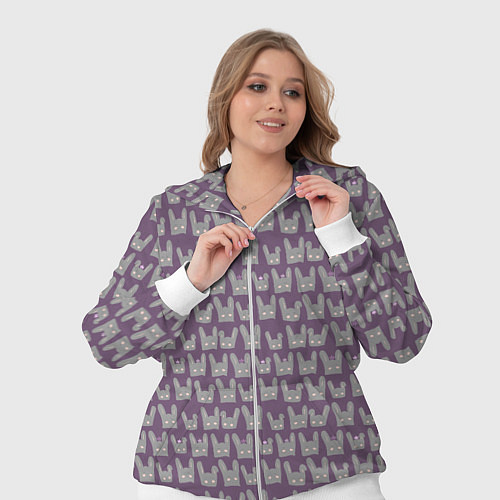 Женский костюм Спящие зайки / 3D-Белый – фото 3