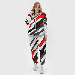 Женский 3D-костюм Mass effect - white uniform n7, цвет: 3D-меланж — фото 2