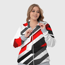 Женский 3D-костюм Mass effect - white uniform n7, цвет: 3D-меланж — фото 2