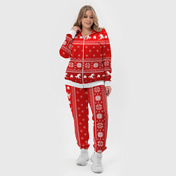 Женский 3D-костюм Свитер с драконами - паттерн, цвет: 3D-белый — фото 2