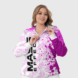 Женский 3D-костюм Mass Effect pro gaming по-вертикали, цвет: 3D-белый — фото 2