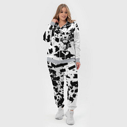 Женский 3D-костюм Морда льва - абстракция, цвет: 3D-меланж — фото 2