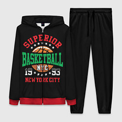 Женский 3D-костюм Superior basketball, цвет: 3D-красный