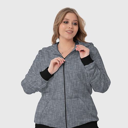 Женский костюм Текстура серый однотонный / 3D-Черный – фото 3