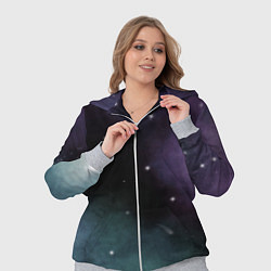 Женский 3D-костюм Космос и звезды на темном фоне, цвет: 3D-меланж — фото 2