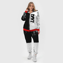 Женский 3D-костюм Dayz черно белый ужас, цвет: 3D-красный — фото 2