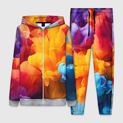 Женский 3D-костюм Цветной дым, цвет: 3D-меланж