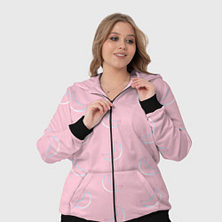 Женский 3D-костюм Розовая луна, цвет: 3D-черный — фото 2