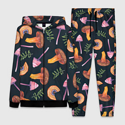 Женский 3D-костюм Goblincore - болотные грибы, цвет: 3D-черный