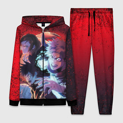 Женский 3D-костюм Магическая битва - Итадори Юдзи, цвет: 3D-черный