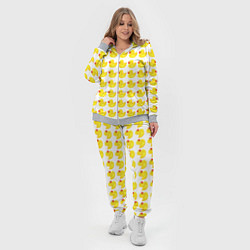 Женский 3D-костюм Семейка желтых резиновых уточек, цвет: 3D-меланж — фото 2