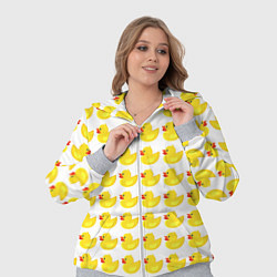 Женский 3D-костюм Семейка желтых резиновых уточек, цвет: 3D-меланж — фото 2