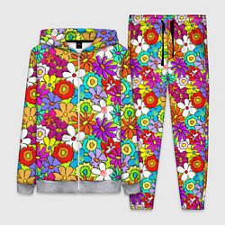 Женский 3D-костюм Floral multicolour, цвет: 3D-меланж