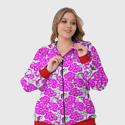 Женский 3D-костюм Розовая гжель, цвет: 3D-красный — фото 2
