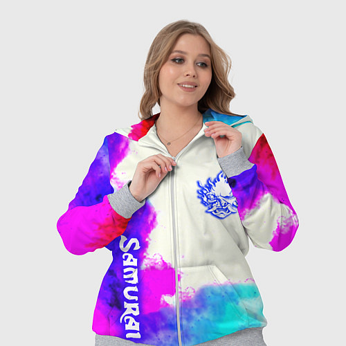Женский костюм Samurai neon colors / 3D-Меланж – фото 3