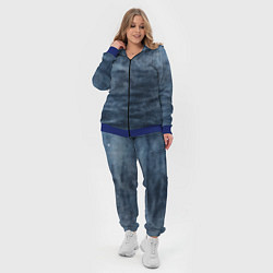 Женский 3D-костюм Старая джинса, цвет: 3D-синий — фото 2