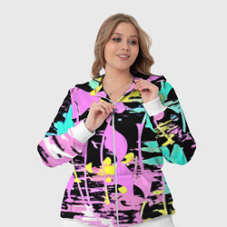 Женский 3D-костюм Color expressive abstraction, цвет: 3D-белый — фото 2