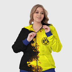 Женский 3D-костюм Borussia fc sport краски, цвет: 3D-синий — фото 2