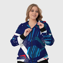 Женский 3D-костюм Графические зигзаги, цвет: 3D-черный — фото 2